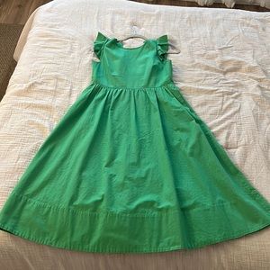 Maxi green dress